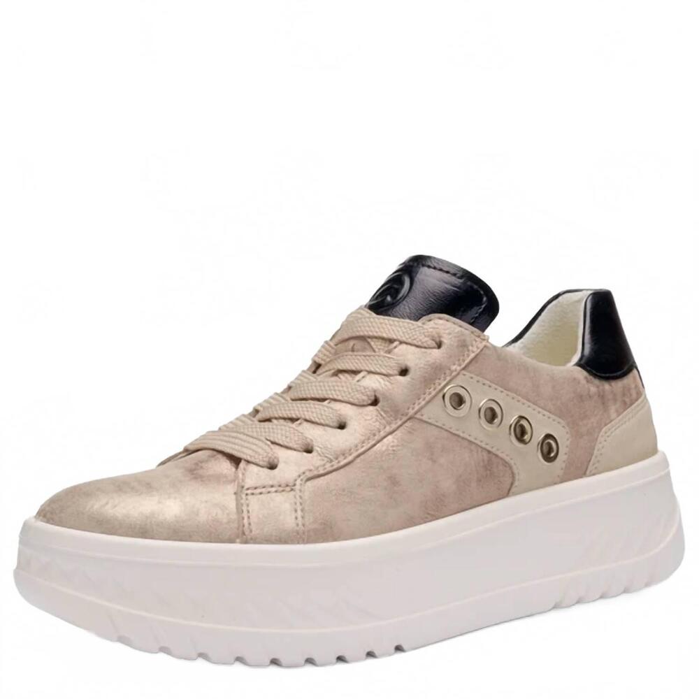 NEW ARA women's meridian platform sneaker in shell